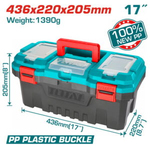 TPBX0171 شنطه عده بلاستيك 17 بوصه Plastic Tool Box