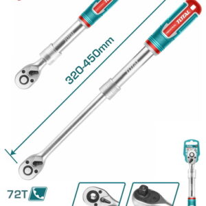 THT106128L يد سيستيم 2/1" تلسكوبى Extendable ratchet wrench