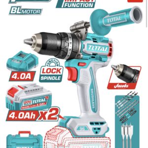 tidli209686  tidli20968 شنيور ٢٠ فولت ٩٦ نيوتن ٢ بطاريه ٤ امبير 