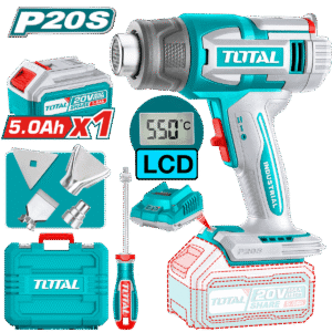 TBLI20035 مسدس تسخين ديجيتال مع بطريه 5 امبير وشاحن