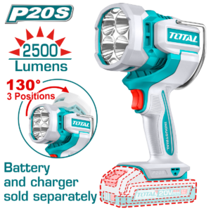 twli2088 TWLI20885 كشاف 20 فولت 2000 ليومن بدون البطاريه والشاحن