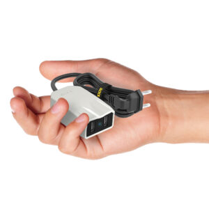 ميني شاحن طول 1.5 متر Mini Charger | Dual Port (2x Type-A)