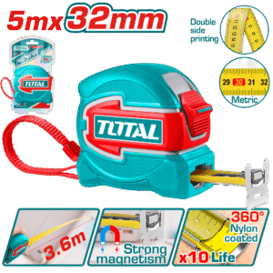 tmt80532m متر قياس 5 متر عرض 32 مللي