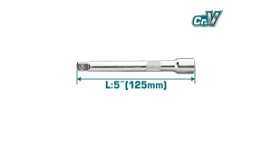 EXTENSION BAR 1/2 وصله لقم نص بوصه 125 مللي theb12051