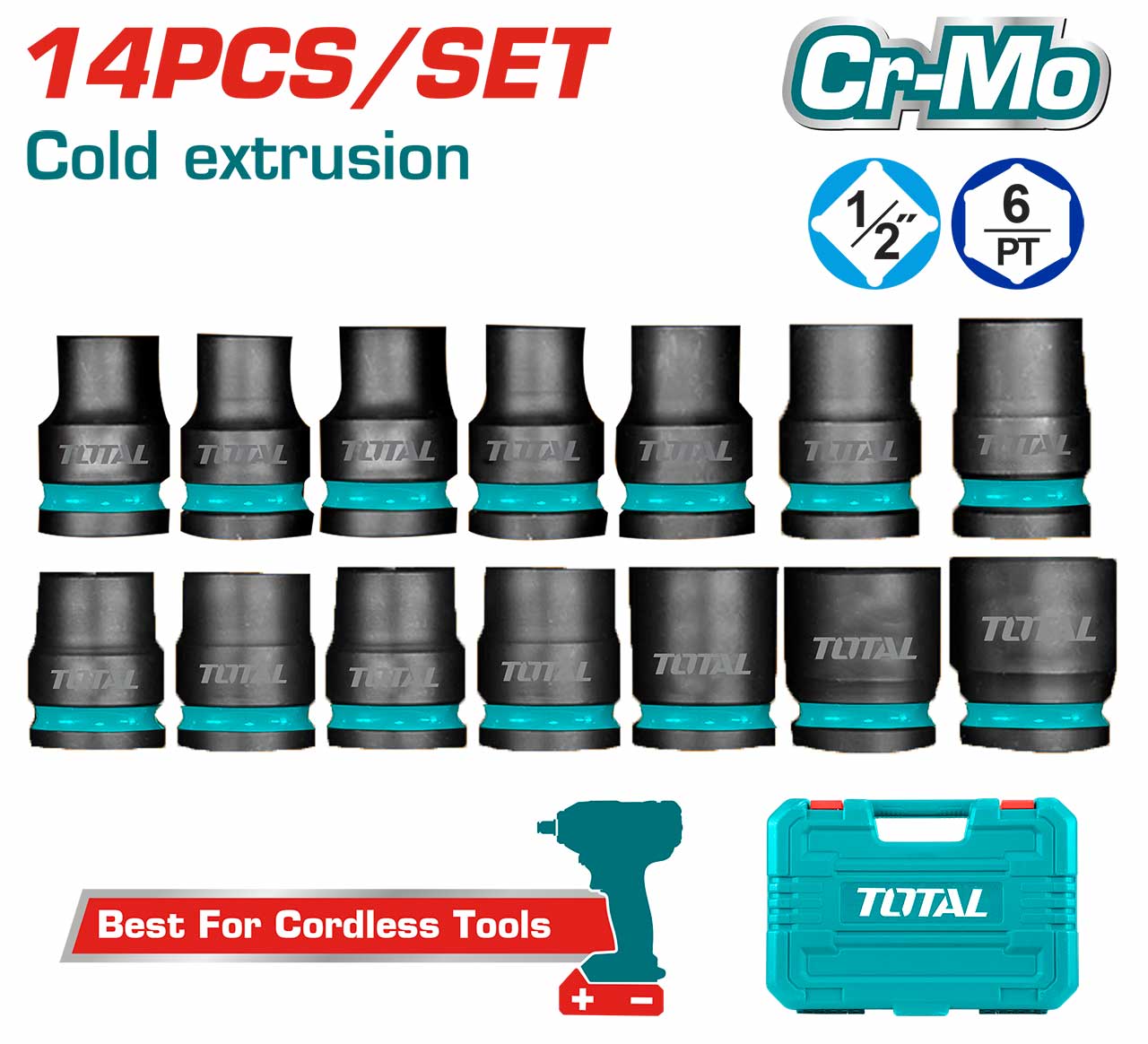 thistd12141 طقم لقم نص بوصه 14 قطعه