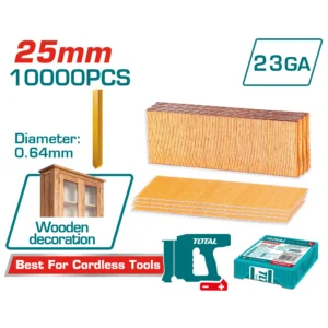 TAC06825 علبه دبوس مسمار 25 مللي بدون راس