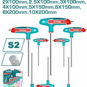 THHW80816 T-handle hex wrench طقم النكيه حرف تي