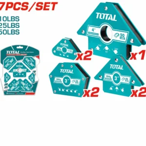 توتال تولز طقم زوايا لحام مغناطيس 7 قطع -TAMWH7006