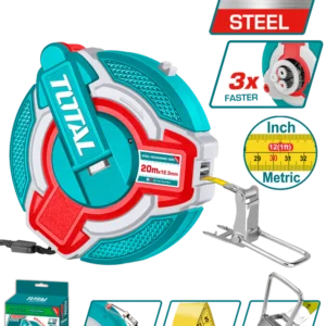 TMT08206 متر قياس صلب (20متر×12.5مم) DECAMETER 20MTS INDUSTRIAL