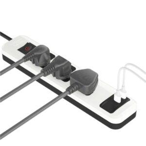 مشترك 3 مخرج MK - تايب A2 - متر 2 Universal power charge - 2A