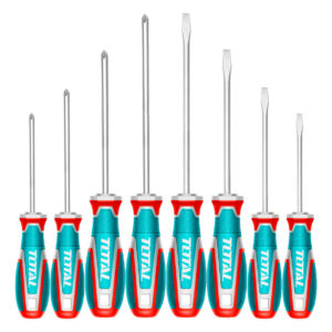 طقم مفكات 8 قطع عادة و صليبة S2 موديل TKSDS0846