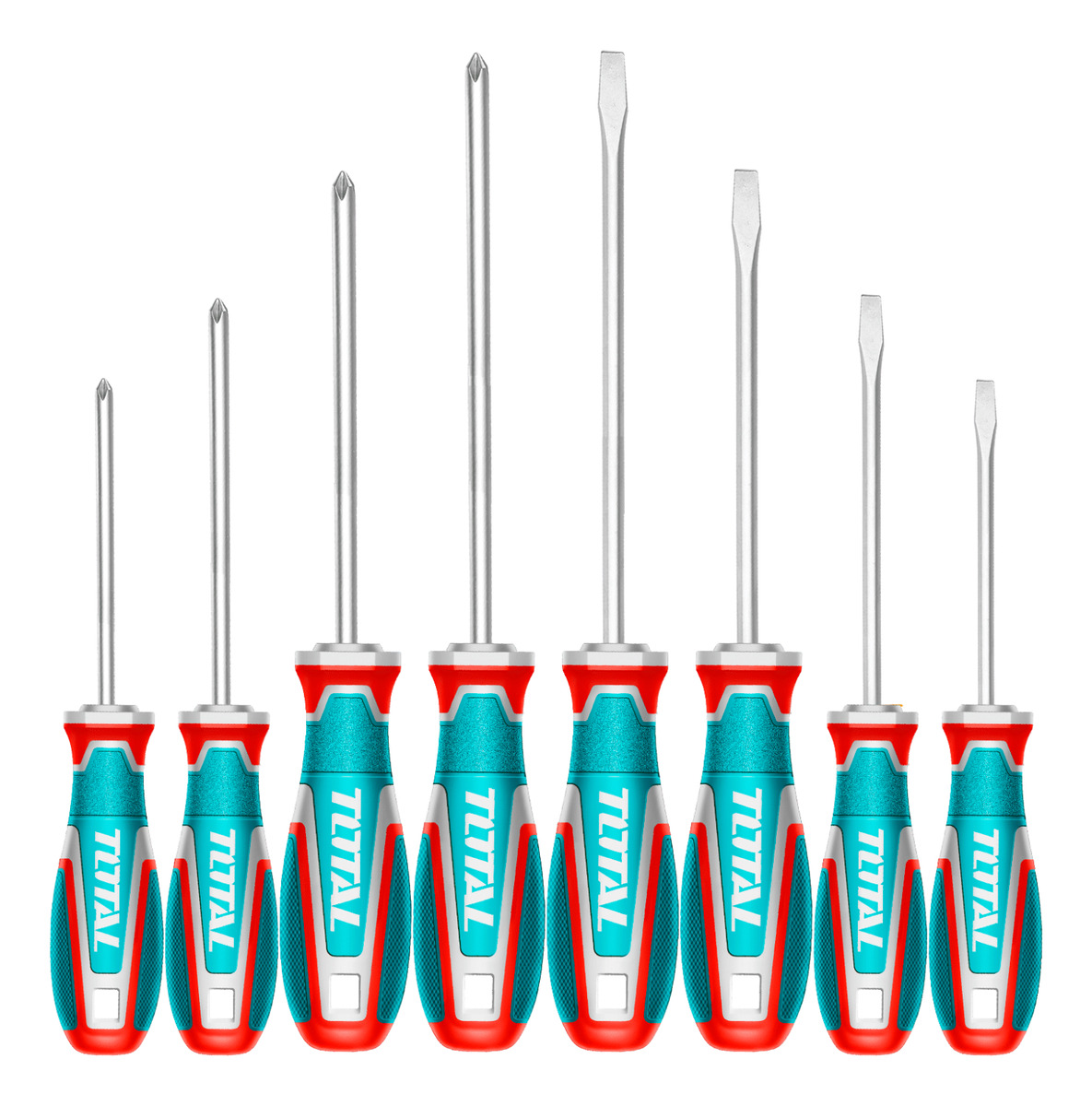طقم مفكات 8 قطع عادة و صليبة S2 موديل TKSDS0846