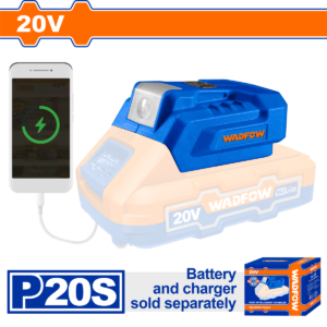 وادفو ادابتور تحويل من بطاريه 20 فولت ل باور بانك - WUCP118