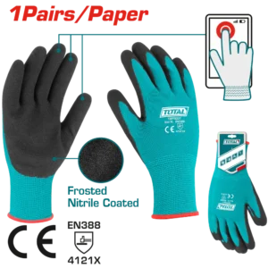 توتال تولز جوانتى نيتريل فروستد بوليستر مبطن مقاس (XL) موديل TSPTG01