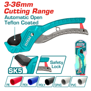 توتال تولز مقص مواسير بولى 3 : 36 مم طول 210 مم - THT53135