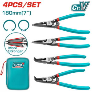 طقم بنس تيل TOTAL CIRCLIP PLIERS SET 7" THTJ214042