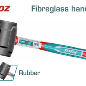دقماق رابر اسود TOTAL Rubber hammer 220gr (THRUH6808)