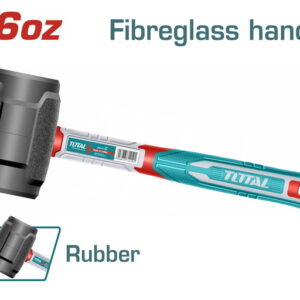 دقماق رابر اسود TOTAL Rubber hammer 450gr (THRUH6816)