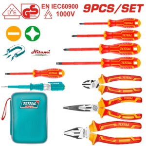 THKIST3092 طقم بنس ومفكات عازل  insulated hand tool set, 1000v