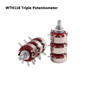 قوليوم تريبل Triple Potentiometer Rheostat Variable Resistor 220K 470K