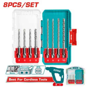 TACSDL11806 طقم بنط هيلتي 8 قطع SDS  plus hammer drill bits