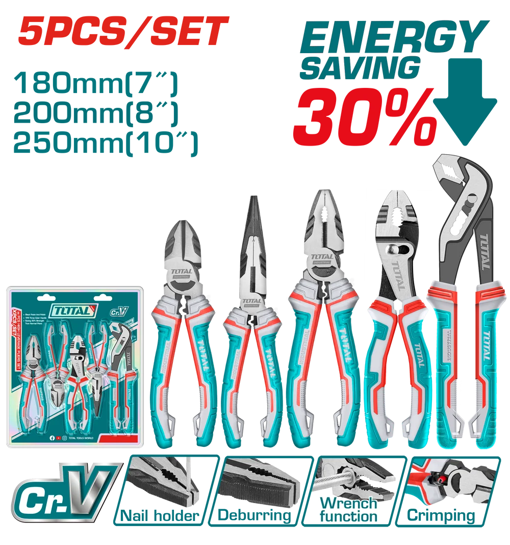 طقم بنس 5 قطع THT2K0588 High Leverage Pliers