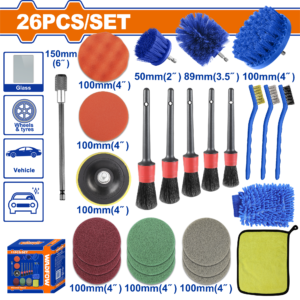 طقم فرش تنضيف WND64126 26 Pcs Cleaning brush set
