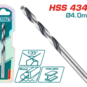 حدادى مقاس 4 مم HSS drill bitموديل TAC1200404