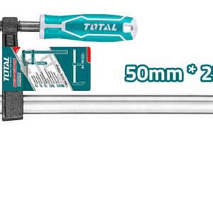 قمطه معدن حرف TOTAL F clamp with plastic handle (THT1320503)