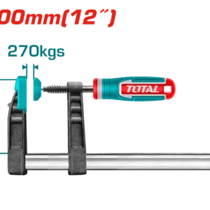 كلامب حرف F (قمطه ) مقاس 300 X 80 مم -THT1320801