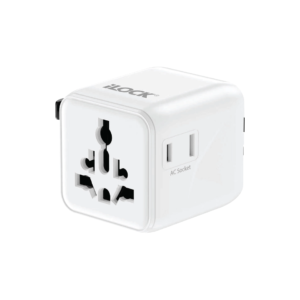 محول دولي متعدد بريميوم ilock من باور لوك premium multi travel adapter
