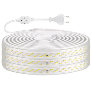 خرطوم ليد 3 لمبه ورم 3000 كليفن LED Strip Light 3 Rows 220V 180  ILOCK LED/m 100m