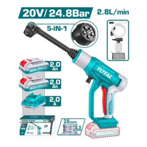 ماكينه غسيل ٢٠ فولت مع ٢ بطاريه tpwli20582 Total 20V Cordless Pressure Washer