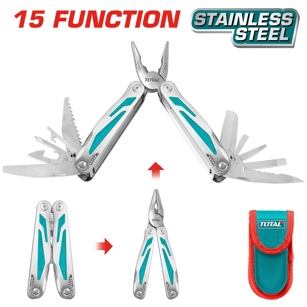 بنسه متعدده TOTAL FOLDABLE MULTI FUCTION TOOL TFMFT01151